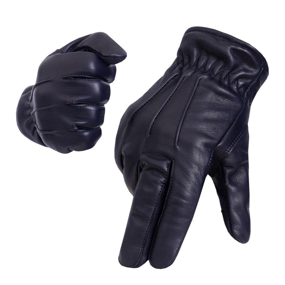 Police Tactical leather Kevlar touchscreen Gloves